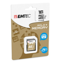 Emtec - SDHC Class 10 Gold + - ECMSD16GHC10GP - 16GB Emtec - SDHC Class 10 Gold + - ECMSD16GHC10GP - 16GB