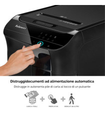 Distruggidocumenti AutoMax 350C - a frammenti - 68L - Fellowes Distruggidocumenti AutoMax 350C - a frammenti - 68L - Fellowes