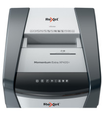 Distruggidocumenti Momentum Extra XP420 + P4 EU - a frammenti - Rexel Distruggidocumenti Momentum Extra XP420 + P4 EU - a frammenti - Rexel