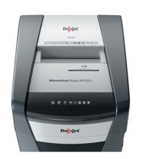 Distruggidocumenti Momentum Extra XP422 + P4 EU - a frammenti - Rexel Distruggidocumenti Momentum Extra XP422 + P4 EU - a frammenti - Rexel