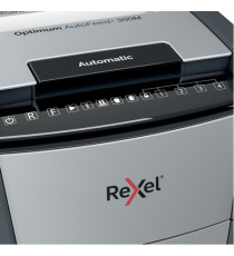 Distruggidocumenti Optimum AutoFeed+ 300M - a micro frammenti - Rexel Distruggidocumenti Optimum AutoFeed+ 300M - a micro frammenti - Rexel
