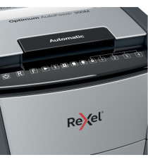 Distruggidocumenti Optimum AutoFeed+ 300M - a micro frammenti - Rexel Distruggidocumenti Optimum AutoFeed+ 300M - a micro frammenti - Rexel