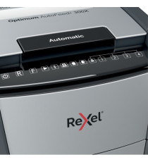 Distruggidocumenti Optimum AutoFeed+ 300X - a frammenti - Rexel Distruggidocumenti Optimum AutoFeed+ 300X - a frammenti - Rexel
