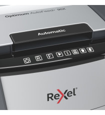 Distruggidocumenti Optimum AutoFeed+ 90X - a frammenti - Rexel Distruggidocumenti Optimum AutoFeed+ 90X - a frammenti - Rexel