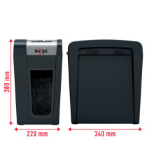 Distruggidocumenti Secure MC6 Slim - a frammenti - Rexel Distruggidocumenti Secure MC6 Slim - a frammenti - Rexel