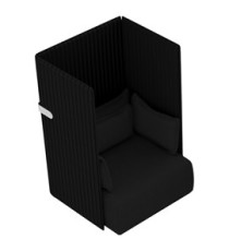 Divanetto Oasis OA1 - 1 posto - nero - Unisit Divanetto Oasis OA1 - 1 posto - nero - Unisit