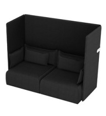 Divanetto Oasis OA2 - 2 posti - nero - Unisit Divanetto Oasis OA2 - 2 posti - nero - Unisit