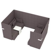 Divanetto Oasis OA2 - 2 posti - nero - Unisit Divanetto Oasis OA2 - 2 posti - nero - Unisit