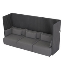 Divanetto Oasis OA3 - 3 posti - antracite - Unisit Divanetto Oasis OA3 - 3 posti - antracite - Unisit