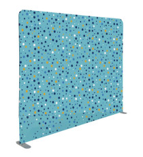 Divisorio in tessuto Wall Decor - 200 x H 150 cm - azzurro/bolle - Studio T Divisorio in tessuto Wall Decor - 200 x H 150 cm - azzurro/bolle - Studio T