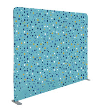 Divisorio in tessuto Wall Decor - 200 x H 150 cm - azzurro/bolle - Studio T Divisorio in tessuto Wall Decor - 200 x H 150 cm - azzurro/bolle - Studio T