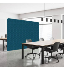 Divisorio in tessuto Wall Decor - 200 x H 150 cm - blu/rombi azzurri - Studio T Divisorio in tessuto Wall Decor - 200 x H 150 cm - blu/rombi azzurri - Studio T
