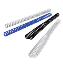 Dorsi ClickBind per rilegatura - riutilizzabili - 12 mm - effetto ghiaccio - Ibico - scatola 50 pezzi Dorsi ClickBind per rilegatura - riutilizzabili - 12 mm - effetto ghiaccio - Ibico - scatola 50 pezzi