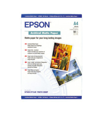 Epson - Archival Matte Paper - A4 - 50 Fogli - C13S041342