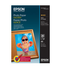 Epson - Photo Paper Glossy - A4 - 20 Fogli - C13S042538 Epson - Photo Paper Glossy - A4 - 20 Fogli - C13S042538