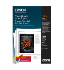 Epson - Photo Quality Inkjet Paper - A4 - 100 Fogli - C13S041061