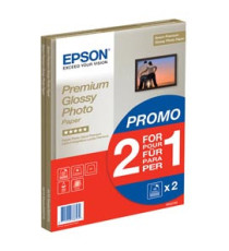 Epson - Premium Glossy Photo Paper - A4 - 2x 15 Fogli - C13S042169