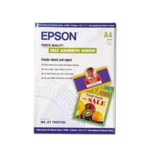 Epson - Self-Adhesive Photo Paper - A4 - 10 Fogli - C13S041106