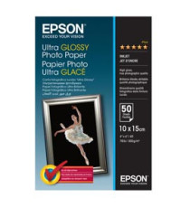 Epson - Ultra Glossy Photo Paper - 10 x 15 cm - 50 Fogli - C13S041943 Epson - Ultra Glossy Photo Paper - 10 x 15 cm - 50 Fogli - C13S041943