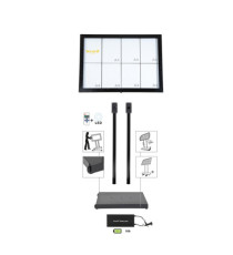 Espositore a LED per esterni - 8 x A4 - Securit Espositore a LED per esterni - 8 x A4 - Securit