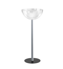 Espositore da terra con 1 semisfera contenitore - Ø 50 cm - altezza 96 cm - Tecnostyl Espositore da terra con 1 semisfera contenitore - Ø 50 cm - altezza 96 cm - Tecnostyl