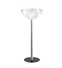 Espositore da terra con 1 semisfera contenitore - Ø 50 cm - altezza 96 cm - Tecnostyl Espositore da terra con 1 semisfera contenitore - Ø 50 cm - altezza 96 cm - Tecnostyl