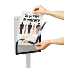 Espositore Info Stand Basic - da pavimento - A3 - Durable Espositore Info Stand Basic - da pavimento - A3 - Durable