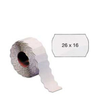 Etichetta a onda - removibile - 26x16 mm - bianco - Markin - rotolo da 1000 etichette Etichetta a onda - removibile - 26x16 mm - bianco - Markin - rotolo da 1000 etichette