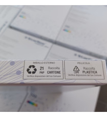 Etichette adesive - in carta - permanenti - 70 x 37 mm - 24 et/fg - 100 fogli - bianco - Starline Etichette adesive - in carta - permanenti - 70 x 37 mm - 24 et/fg - 100 fogli - bianco - Starline