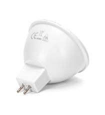 Faretto led MR16 Cob 6W 480 lumen - 3000K luce calda MISURA D50xH48mm equivalenza incandescenza 42W Faretto led MR16 Cob 6W 480 lumen - 3000K luce calda MISURA D50xH48mm equivalenza incandescenza 42W