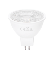 Faretto led MR16 Cob 6W 480 lumen - 3000K luce calda MISURA D50xH48mm equivalenza incandescenza 42W Faretto led MR16 Cob 6W 480 lumen - 3000K luce calda MISURA D50xH48mm equivalenza incandescenza 42W