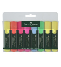 Evidenziatore Textliner 48 - punta a scalpello -  tratto 1,0-3,0-5,0mm - astuccio 8 colori - Faber-Castell Evidenziatore Textliner 48 - punta a scalpello -  tratto 1,0-3,0-5,0mm - astuccio 8 colori - Faber-Castell