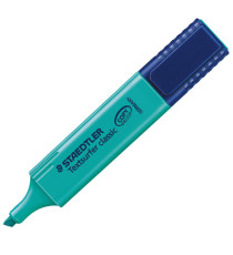 Evidenziatore Textsurfer Classic - punta a scalpello - tratto 1,0mm-5,0mm - turchese - Staedtler Evidenziatore Textsurfer Classic - punta a scalpello - tratto 1,0mm-5,0mm - turchese - Staedtler