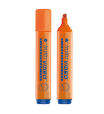 Evidenziatore Tratto Video  - punta a scalpello - tratto da 1,0-5,0mm - arancio - Tratto Evidenziatore Tratto Video  - punta a scalpello - tratto da 1,0-5,0mm - arancio - Tratto