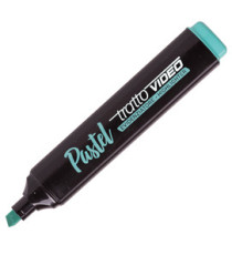 Evidenziatore Tratto Video pastel  - punta a scalpello - tratto da 1,0mm-5,0mm - verde menta - Tratto Evidenziatore Tratto Video pastel  - punta a scalpello - tratto da 1,0mm-5,0mm - verde menta - Tratto