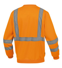 Felpa sportiva Astral - alta visibilità - tg. L - arancio fluo - Deltaplus Felpa sportiva Astral - alta visibilità - tg. L - arancio fluo - Deltaplus