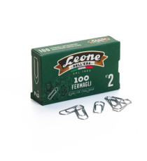 Fermagli zincati - n. 2 - 2,6 cm - Leone - conf. 100 pezzi Fermagli zincati - n. 2 - 2,6 cm - Leone - conf. 100 pezzi