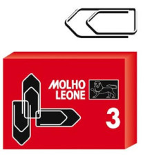 Fermagli zincati - n. 3 - 2,9 cm - Molho Leone - conf. 100 pezzi Fermagli zincati - n. 3 - 2,9 cm - Molho Leone - conf. 100 pezzi