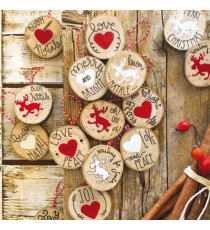 Fettine di legno naturale - CWR - conf. 100 pezzi