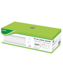 Fili per sparafili Lebez 5260 - 4 cm - trasparente - Lebez - conf. 5000 pezzi