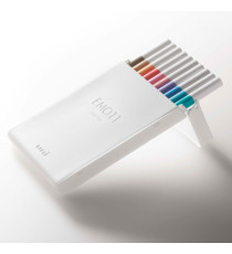 Fineliner Emott - tratto 0.4 mm - colori assortiti soft pastel - Uni Mitsubishi - conf. 10 pezzi Fineliner Emott - tratto 0.4 mm - colori assortiti soft pastel - Uni Mitsubishi - conf. 10 pezzi