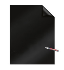 Fogli elettrostatici Magic Chart - 60 x 80 cm - nero - Legamaster - rotolo da 25 pezzi Fogli elettrostatici Magic Chart - 60 x 80 cm - nero - Legamaster - rotolo da 25 pezzi