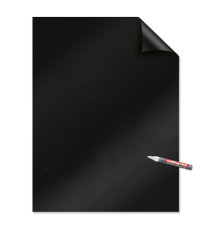 Fogli elettrostatici Magic Chart - 60 x 80 cm - nero - Legamaster - rotolo da 25 pezzi Fogli elettrostatici Magic Chart - 60 x 80 cm - nero - Legamaster - rotolo da 25 pezzi