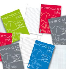 Fogli protocollo Quaxima - A4 - 5 mm - 80 gr - Pigna - conf. 200 pezzi