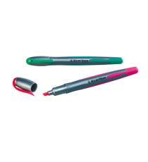 Evidenziatore a penna - punta scalpello - tratto da 1,0-4,0mm - verde - Starline Evidenziatore a penna - punta scalpello - tratto da 1,0-4,0mm - verde - Starline