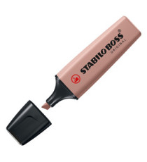 Evidenziatore Stabilo Boss NatureColors - tratto 2 + 5 mm - fava di cacao - Stabilo Evidenziatore Stabilo Boss NatureColors - tratto 2 + 5 mm - fava di cacao - Stabilo