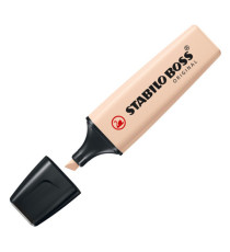 Evidenziatore Stabilo Boss NatureColors - tratto 2 + 5 mm - sabbia - Stabilo Evidenziatore Stabilo Boss NatureColors - tratto 2 + 5 mm - sabbia - Stabilo