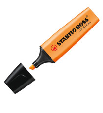 Evidenziatore Stabilo Boss Original - punta a scalpello - tratto 2 - 5 mm - arancio 54 - Stabilo
