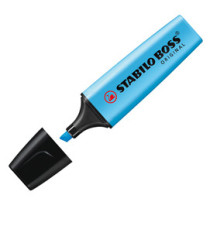 Evidenziatore Stabilo Boss Original - punta a scalpello - tratto 2 - 5,0 mm - blu 31 - Stabilo