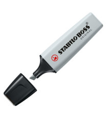 Evidenziatore Stabilo Boss Pastel - tratto 2 - 5 mm - grigio polvere 194 - Stabilo Evidenziatore Stabilo Boss Pastel - tratto 2 - 5 mm - grigio polvere 194 - Stabilo